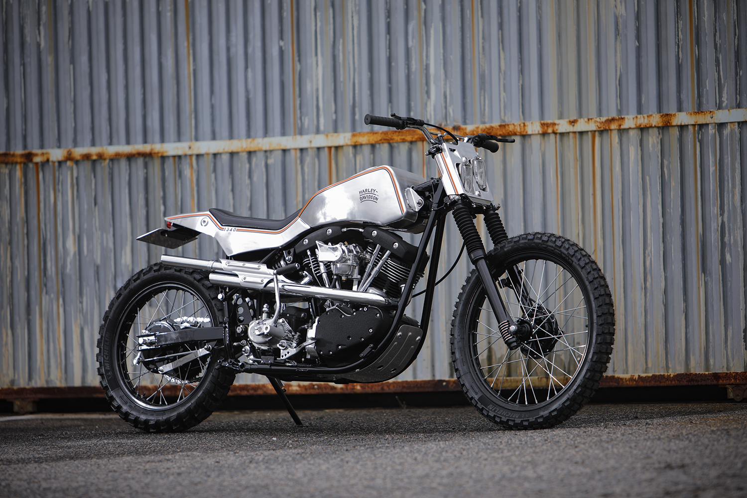 Shovelhead Scrambler от компании Sato Marine Cycle | блог ТРК СпортЕХ