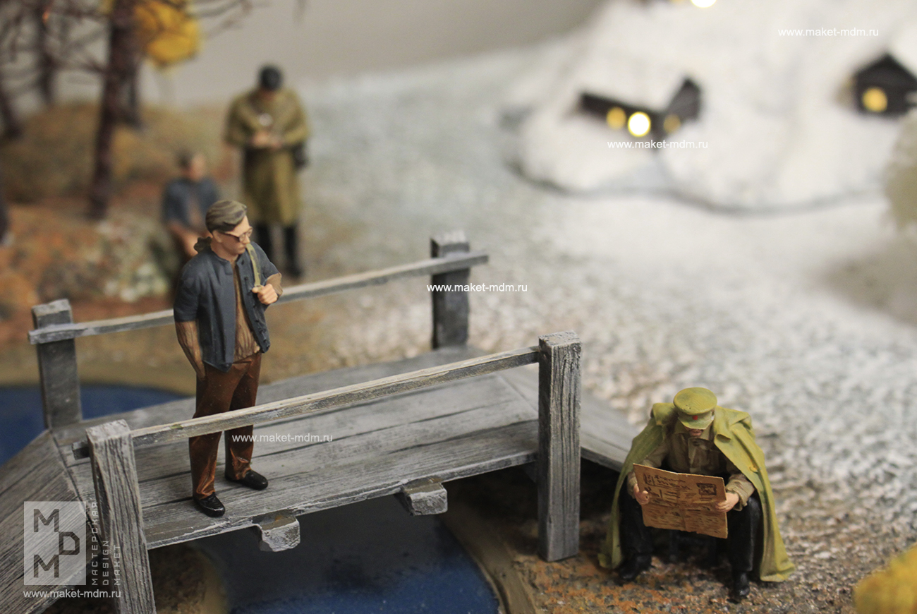 макет облачный полк ТЮЗ