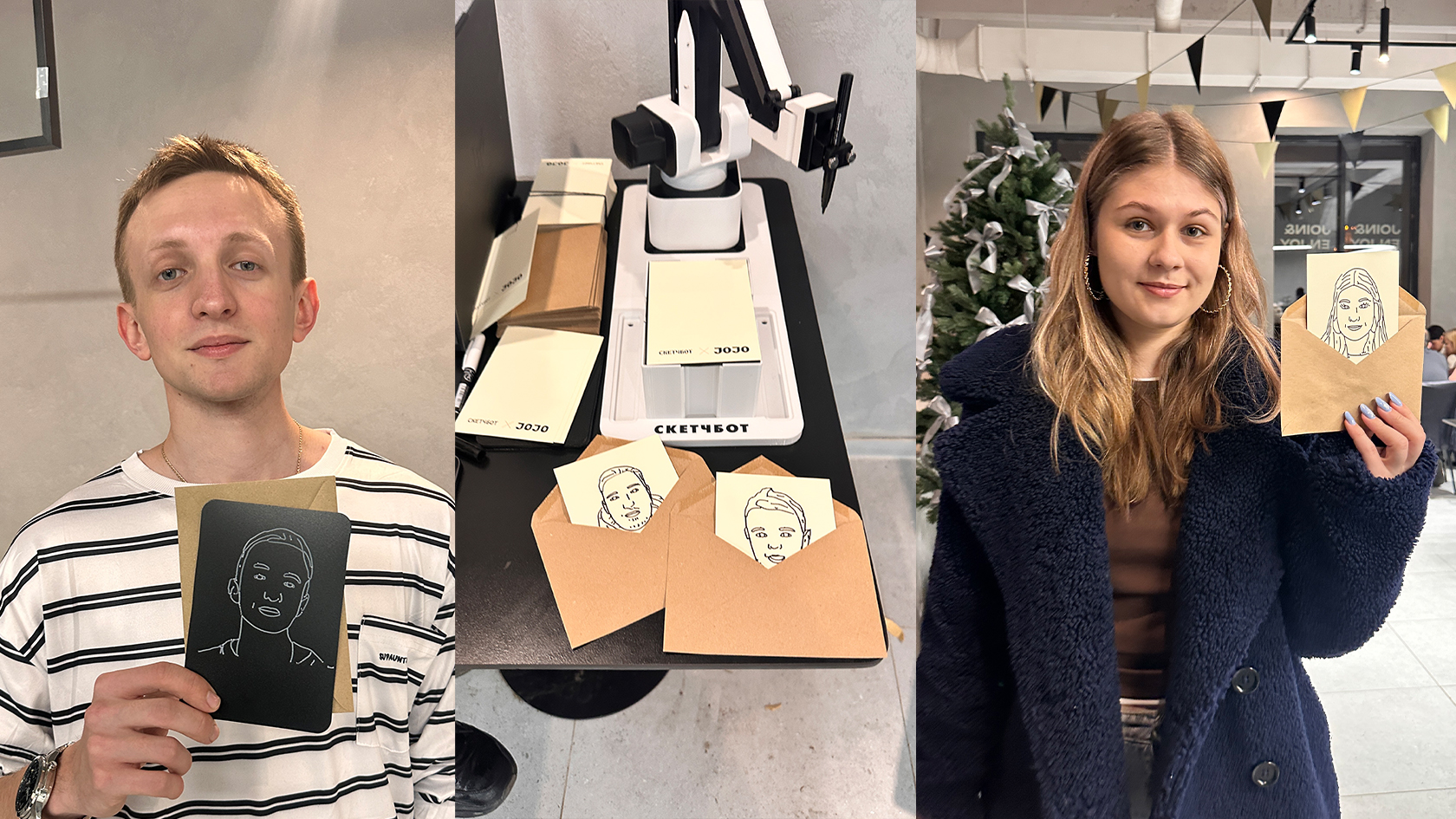 AI-скетчбот рисует портреты