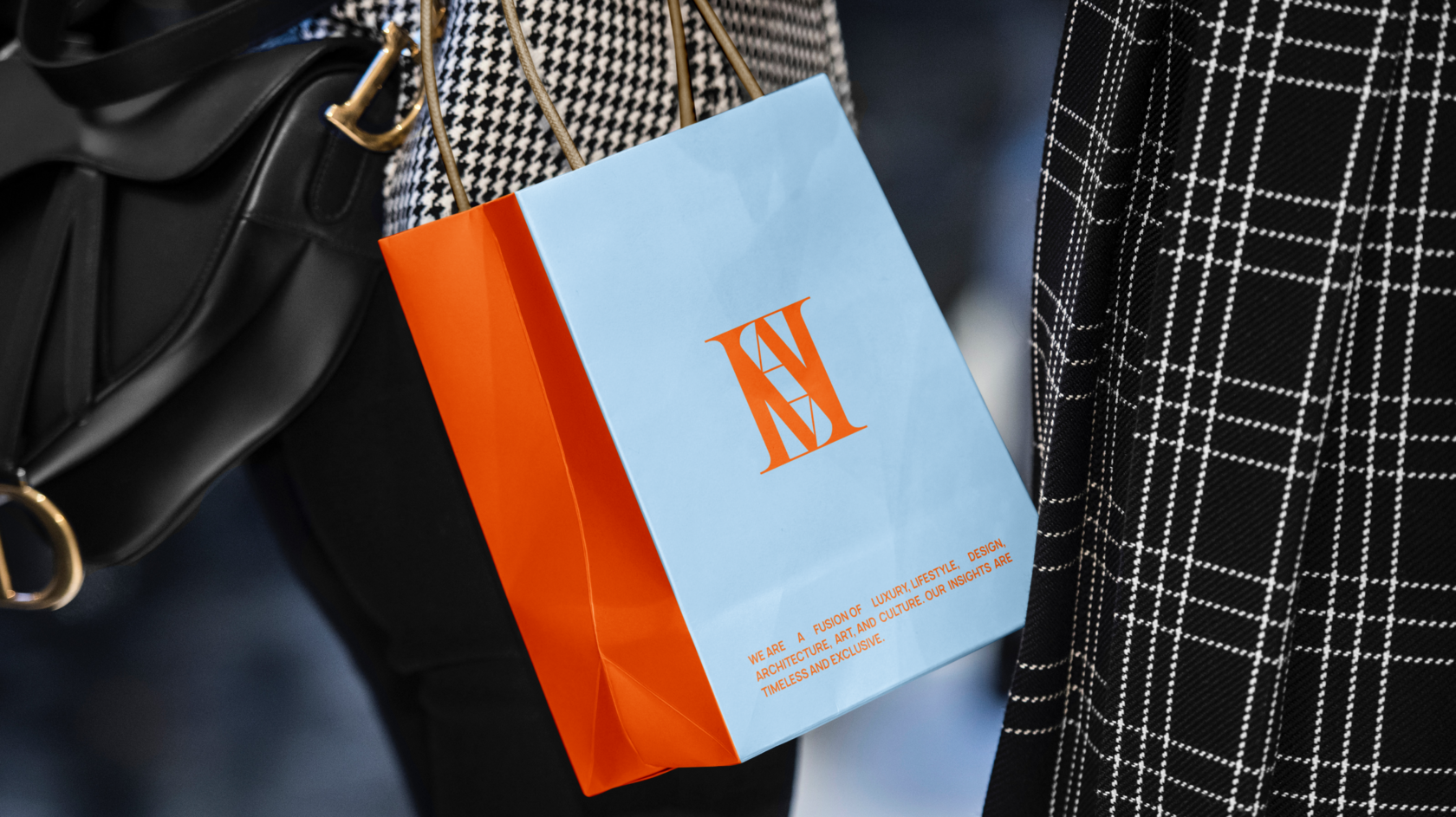 Мокап брендированного пакета