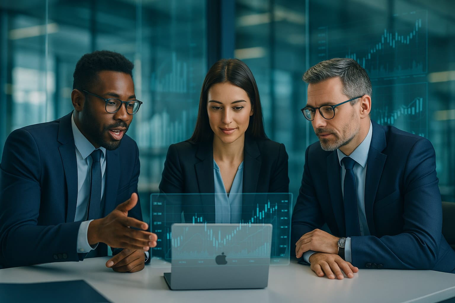 Professionals analyzing mistakes that limit growth.