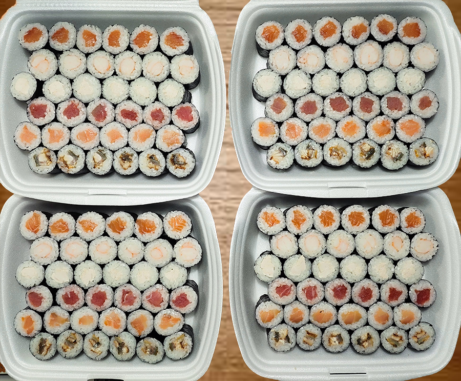 Роллы вкусные маки