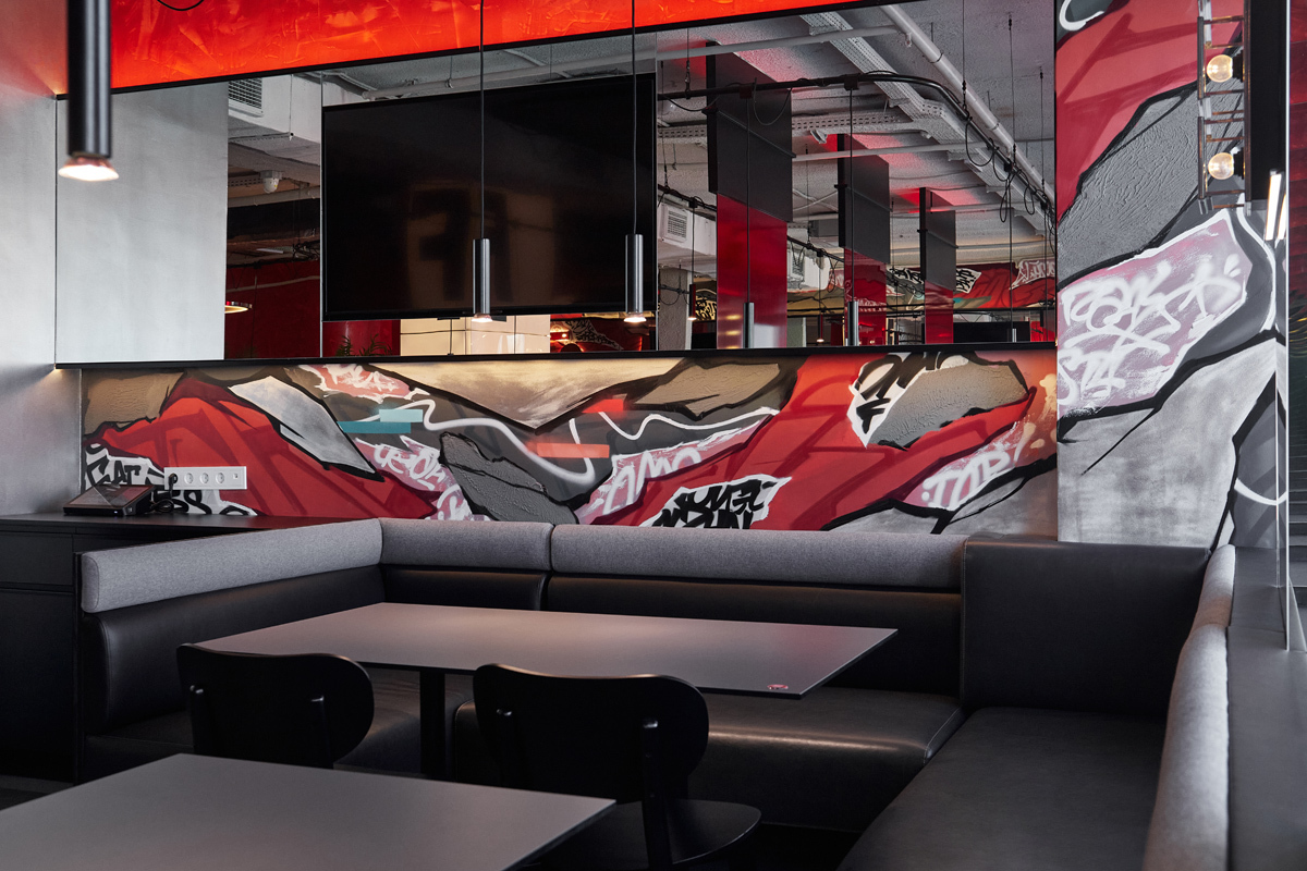 лаундж зона ресторана 