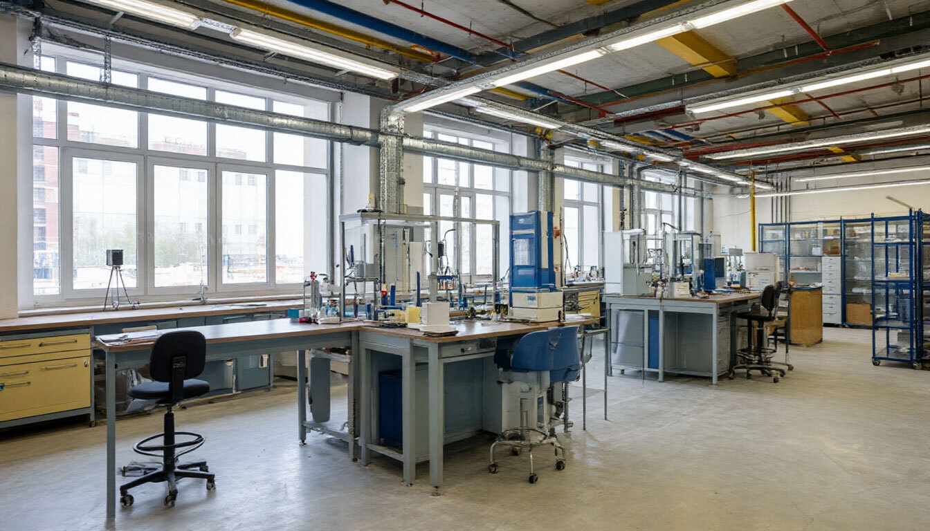 Лабораторный пост на объекте