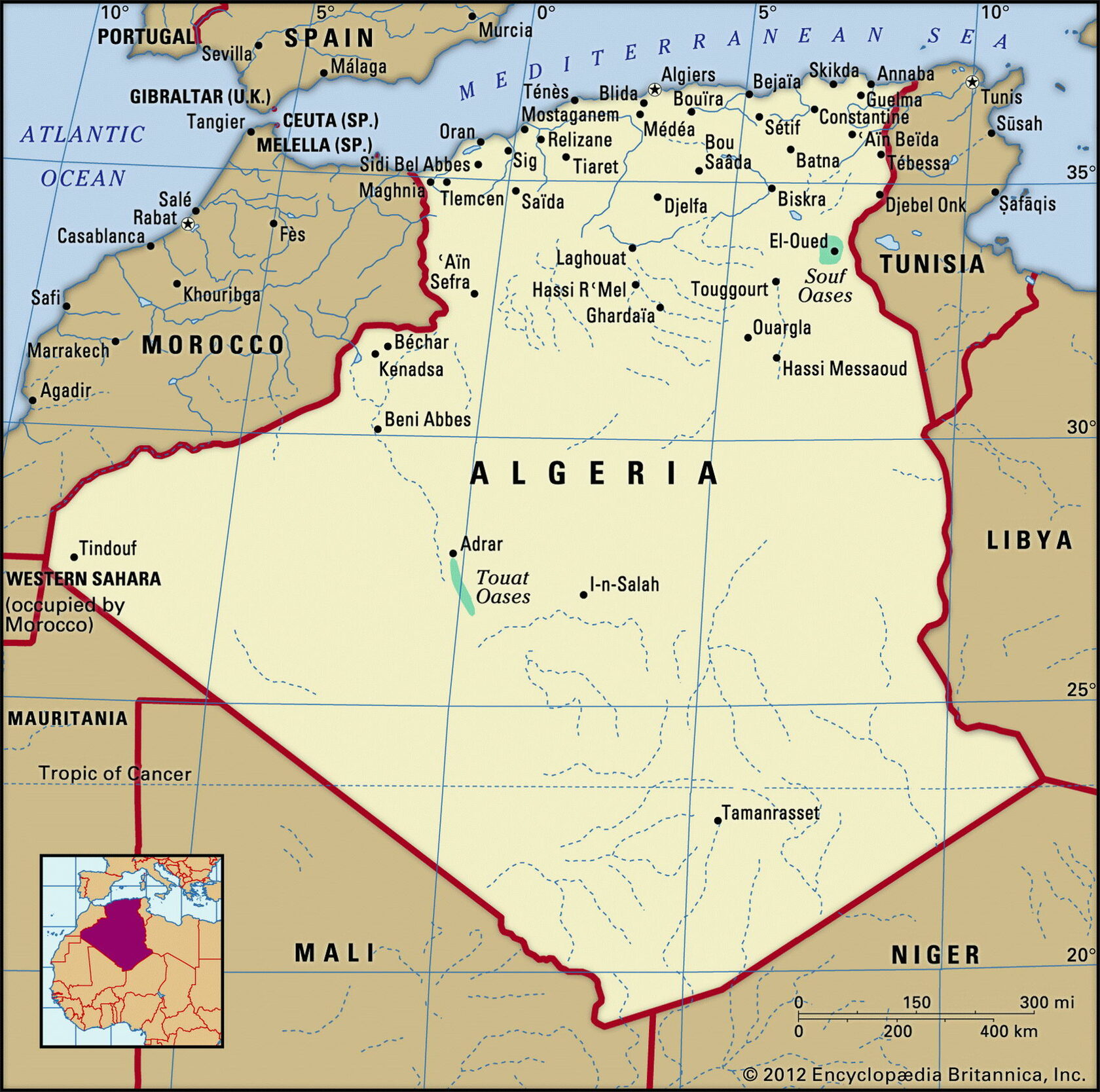 где находится алжир в какой стране
