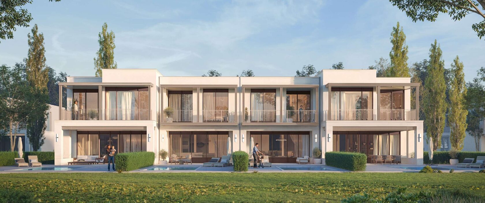 Таунхаус в проекте Набережная Тбилиси (Tbilisi Waterfront) — визуализация проекта.