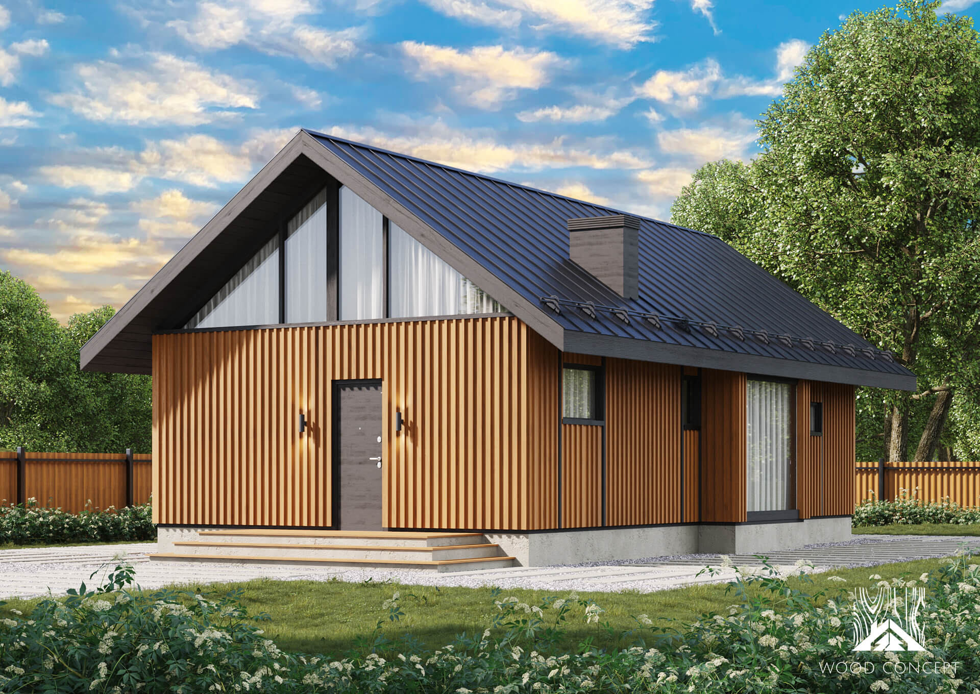 Модульный дом из бруса