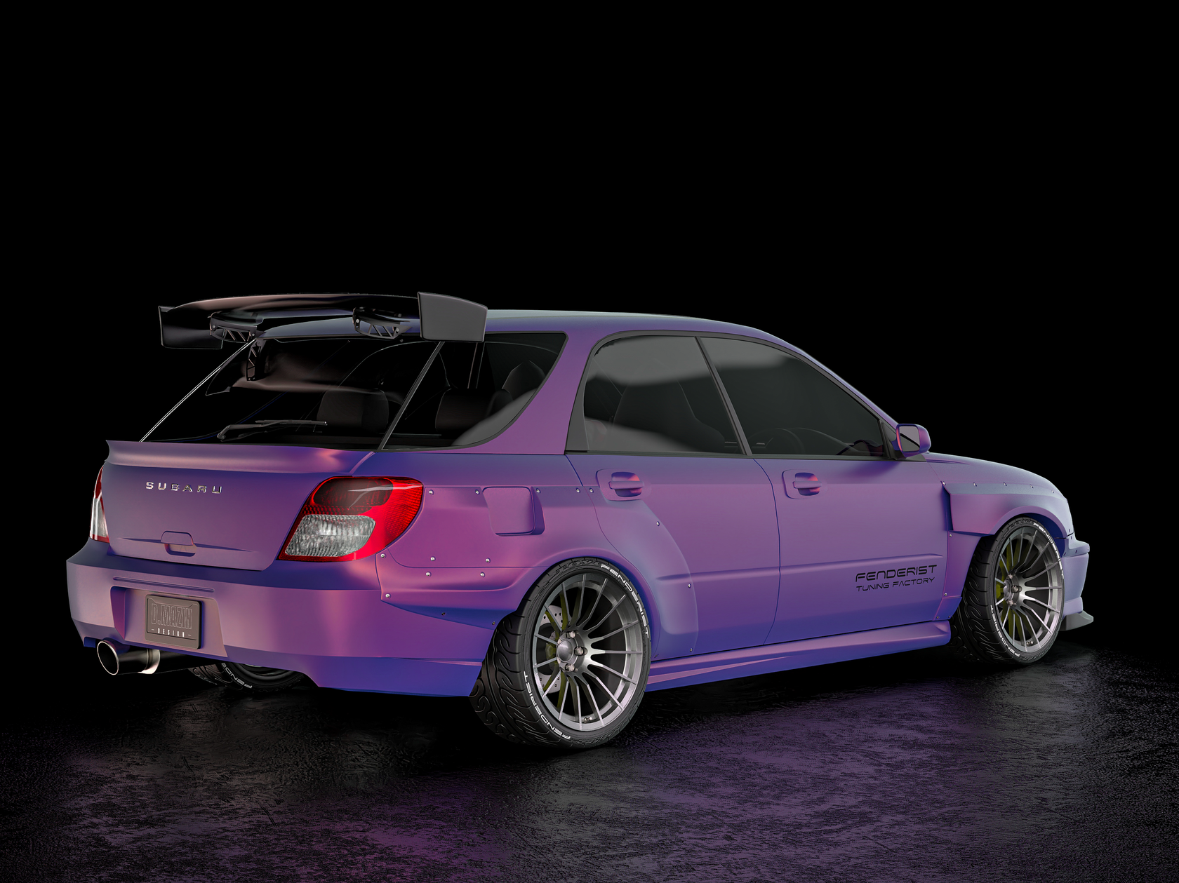 2002 wrx wagon wide body kit