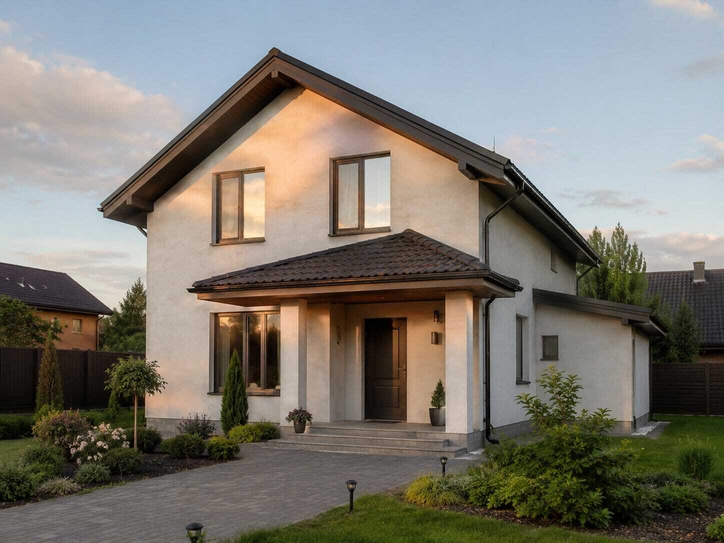 готовый дом из газобетона для постоянного проживания