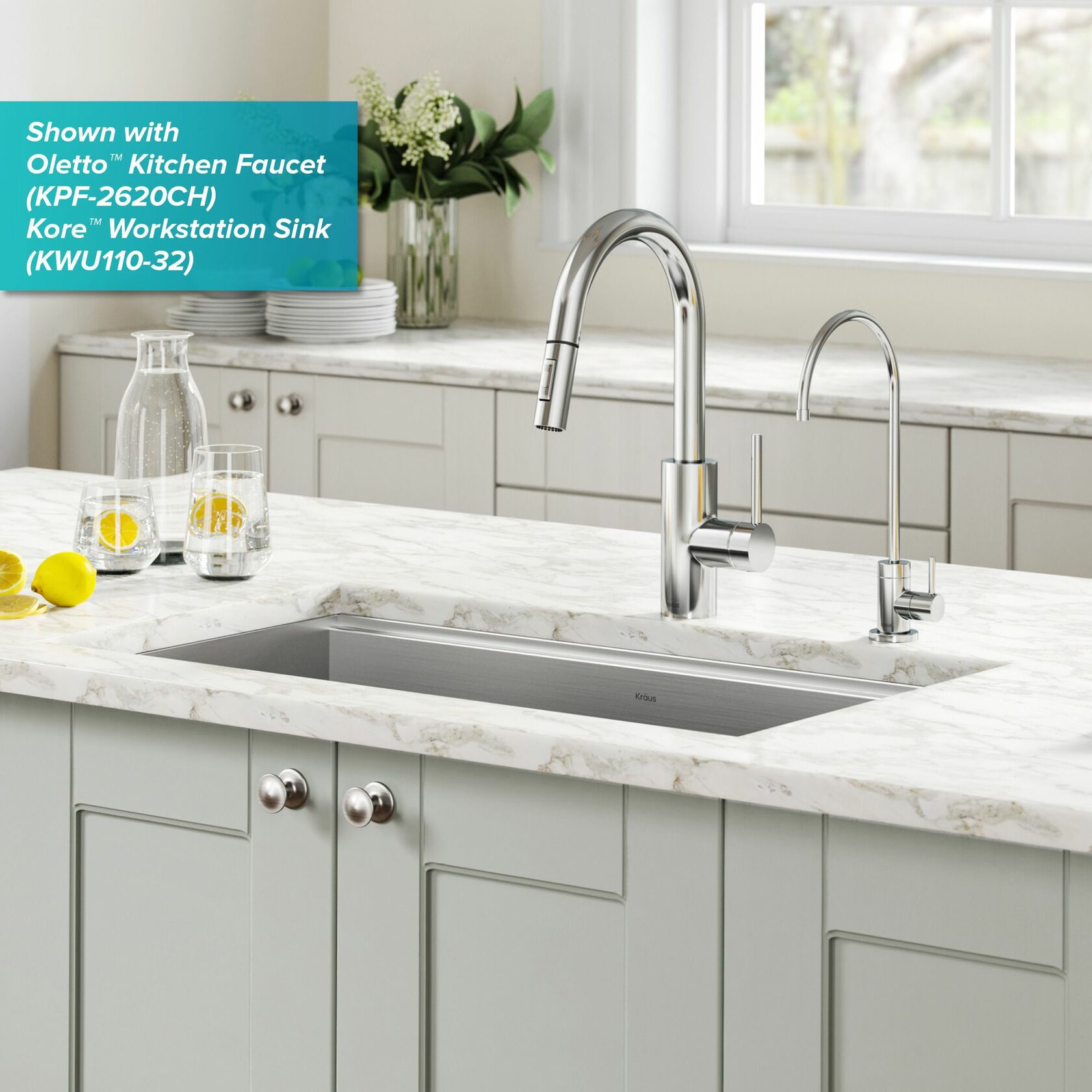 Кухонный смеситель Kraus FF-100CH - изображение 11