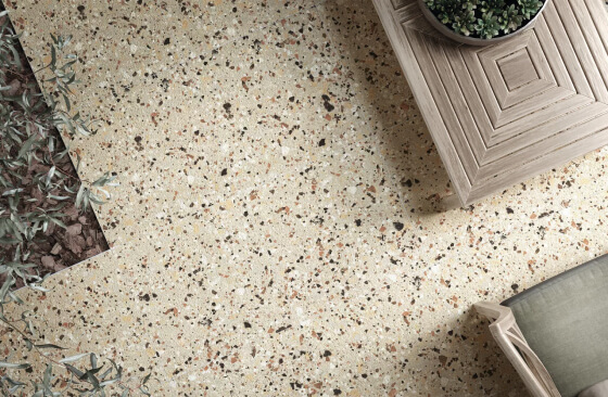 Закажите полы под ключ из плитки Terrazzo