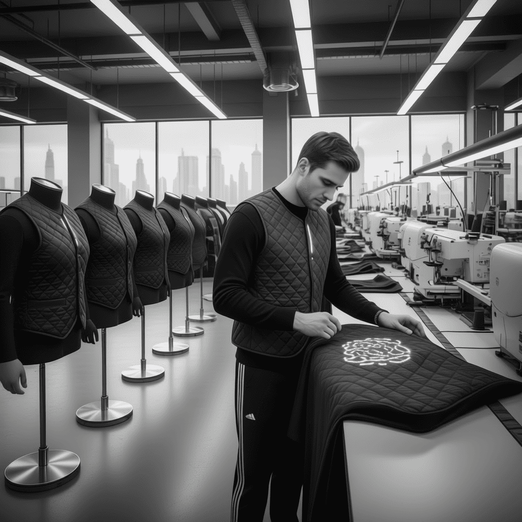 Пошить жилетку мерч для компании