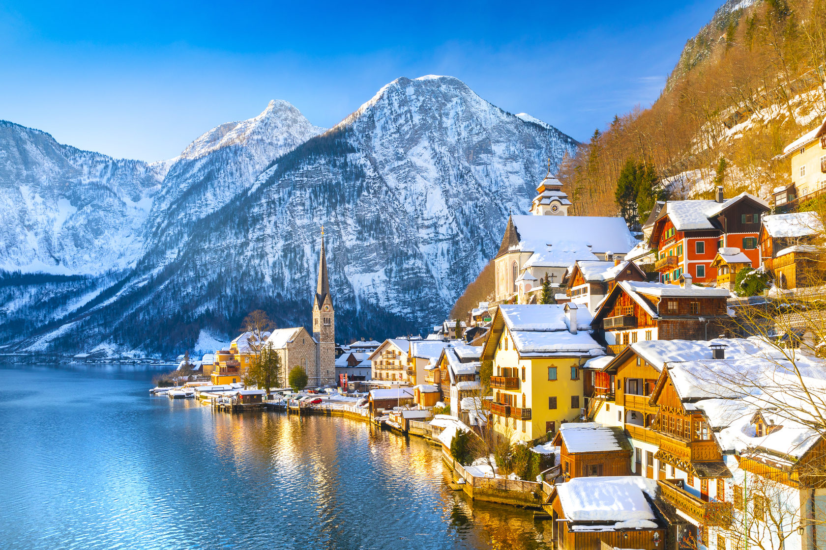 Альпы Австрия декабрь