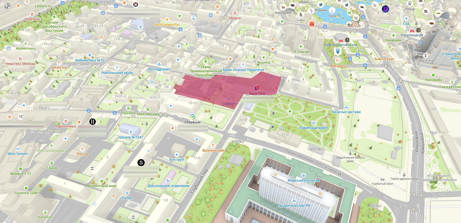 Пятно застройки ЖК Капранова, 3