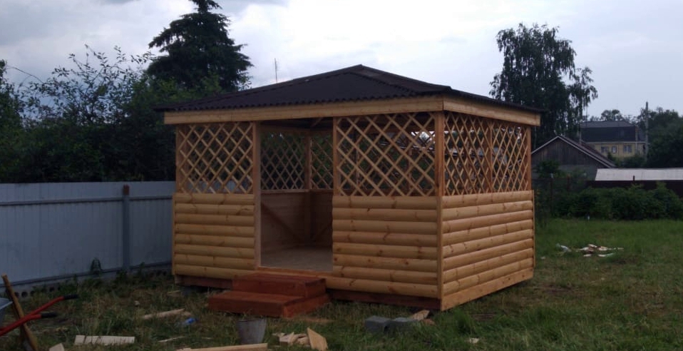 Беседки от 45 000 + доставка в подарок