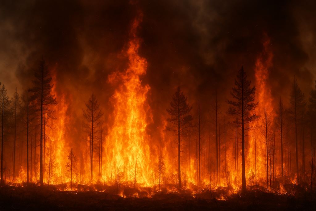 Возможный очаг пожара