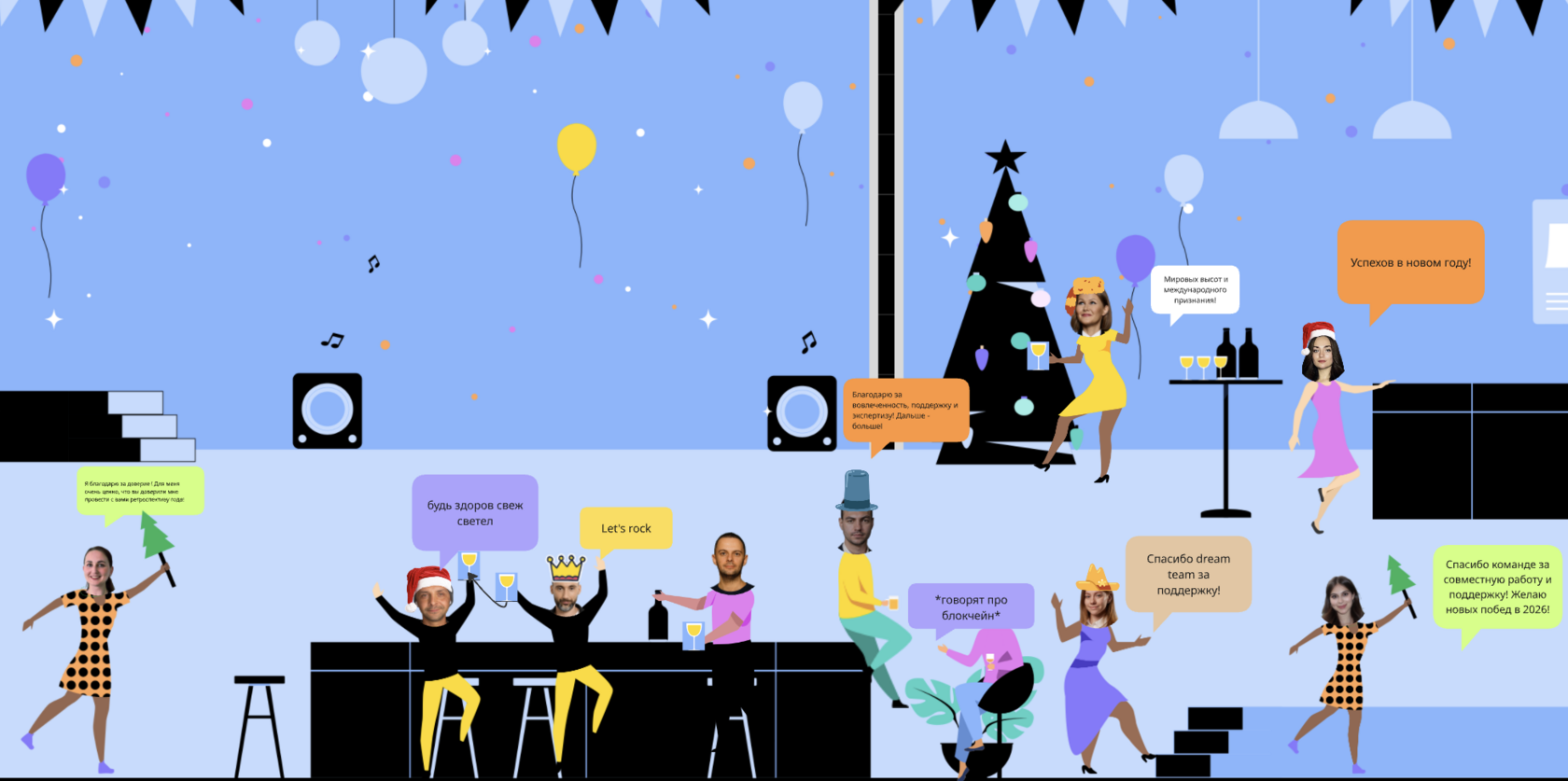 Wins and achievements on Miro board