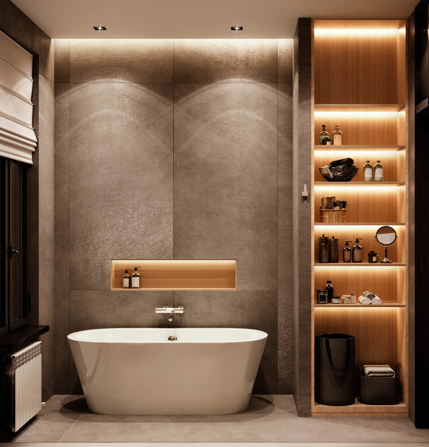 Дизайн интерьера ванной комнаты