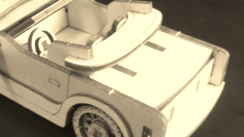 Конструктор для самостоятельной сборки BMW открытое купе 