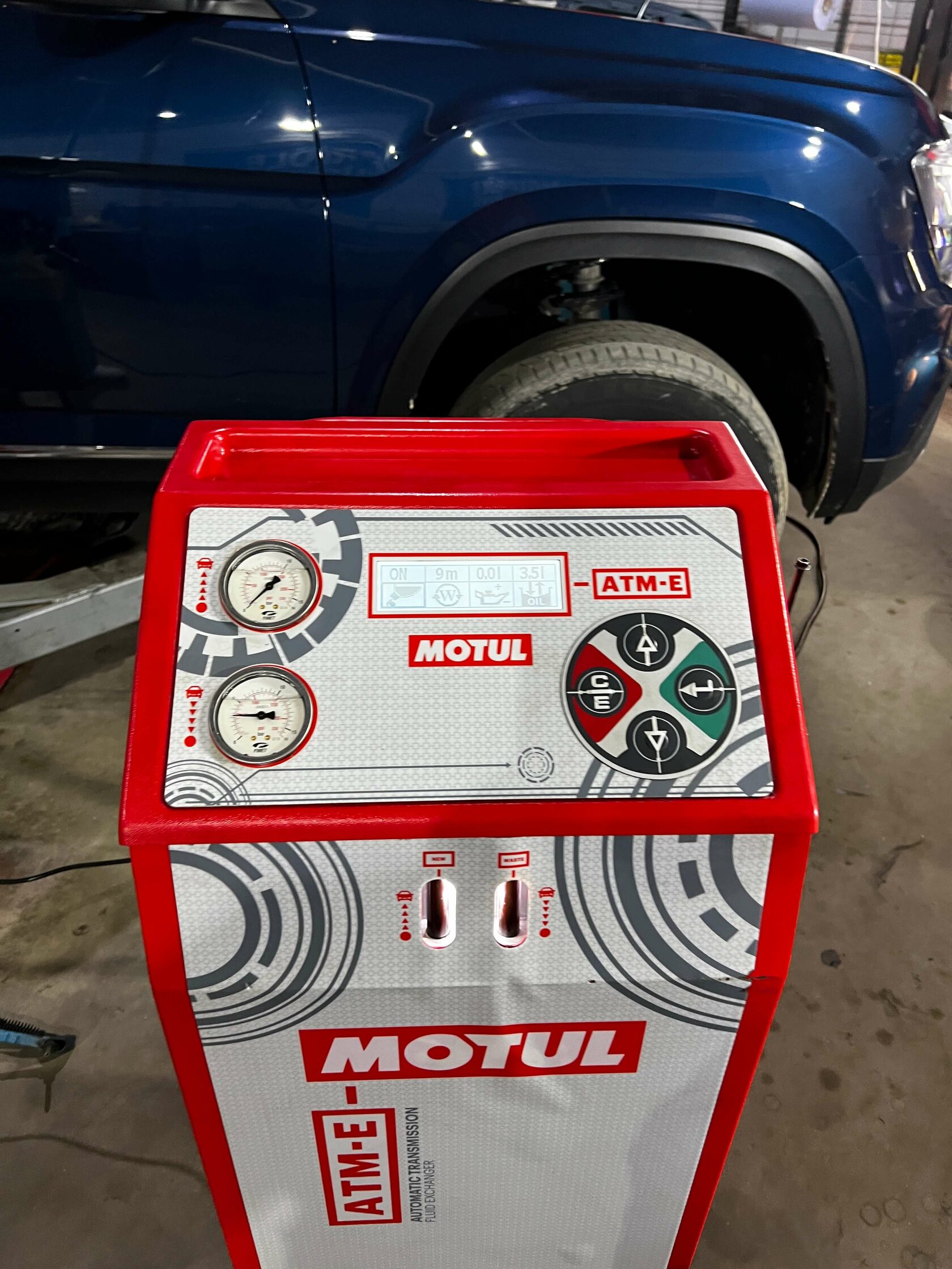 Проверка давления масла в АКПП