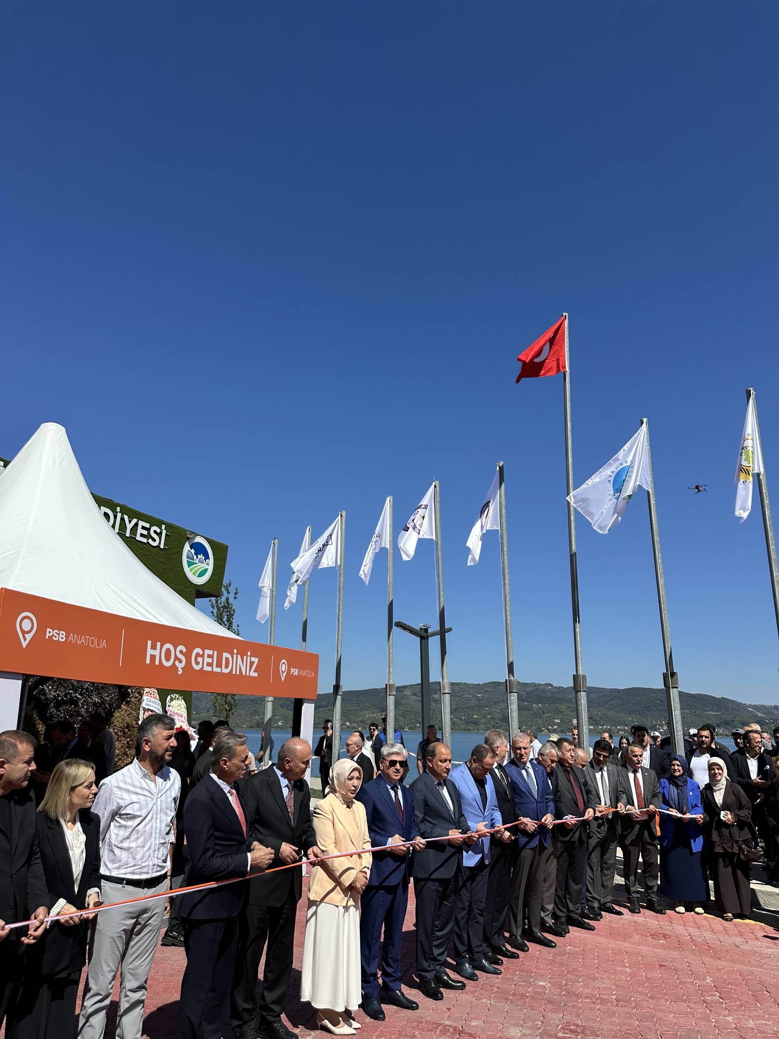 Церемония открытия выставки PSB Anatolia 2026 на берегу озера Сапанджа