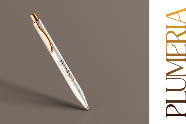 Сувенирная продукция с логотипом Plumeria, агентство недвижимости