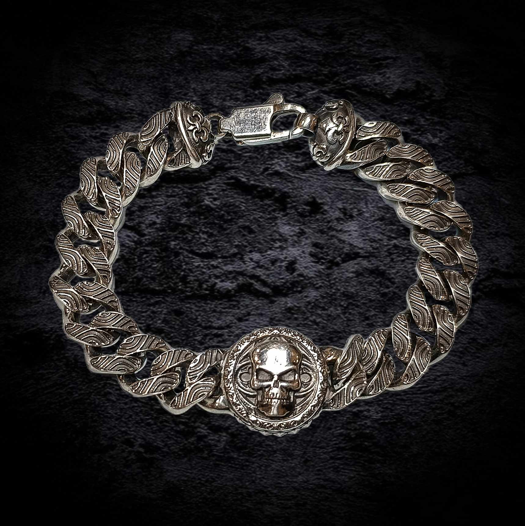 мужской браслет, серебряный браслет, браслет для мужчины.