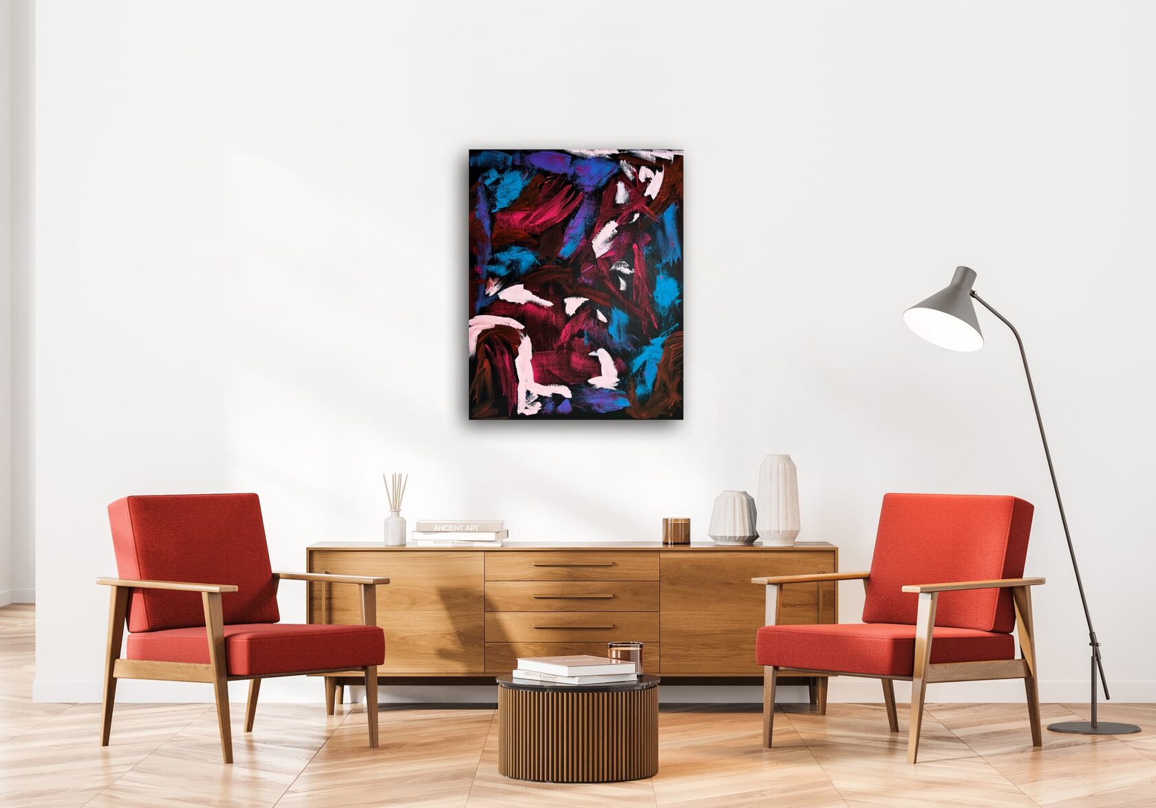 Картина как акцент в современном интерьере