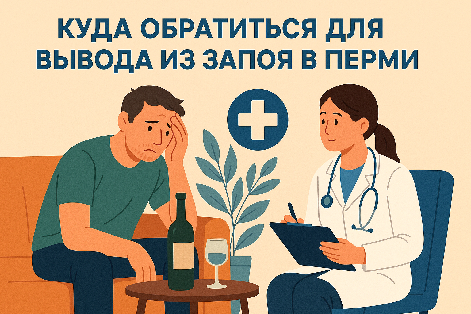 Куда обратиться для вывода из запоя в Перми