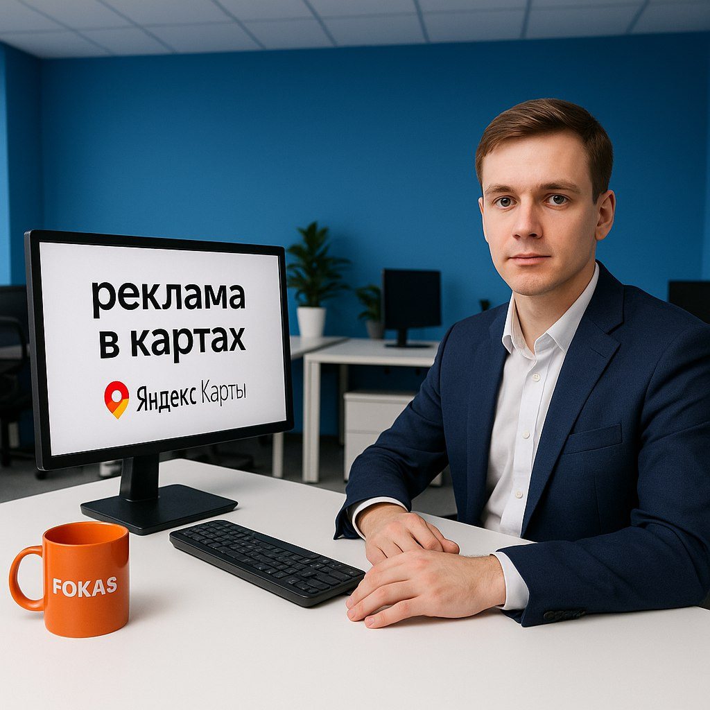FOKAS выведет вашу компанию в ТОП Яндекс карт