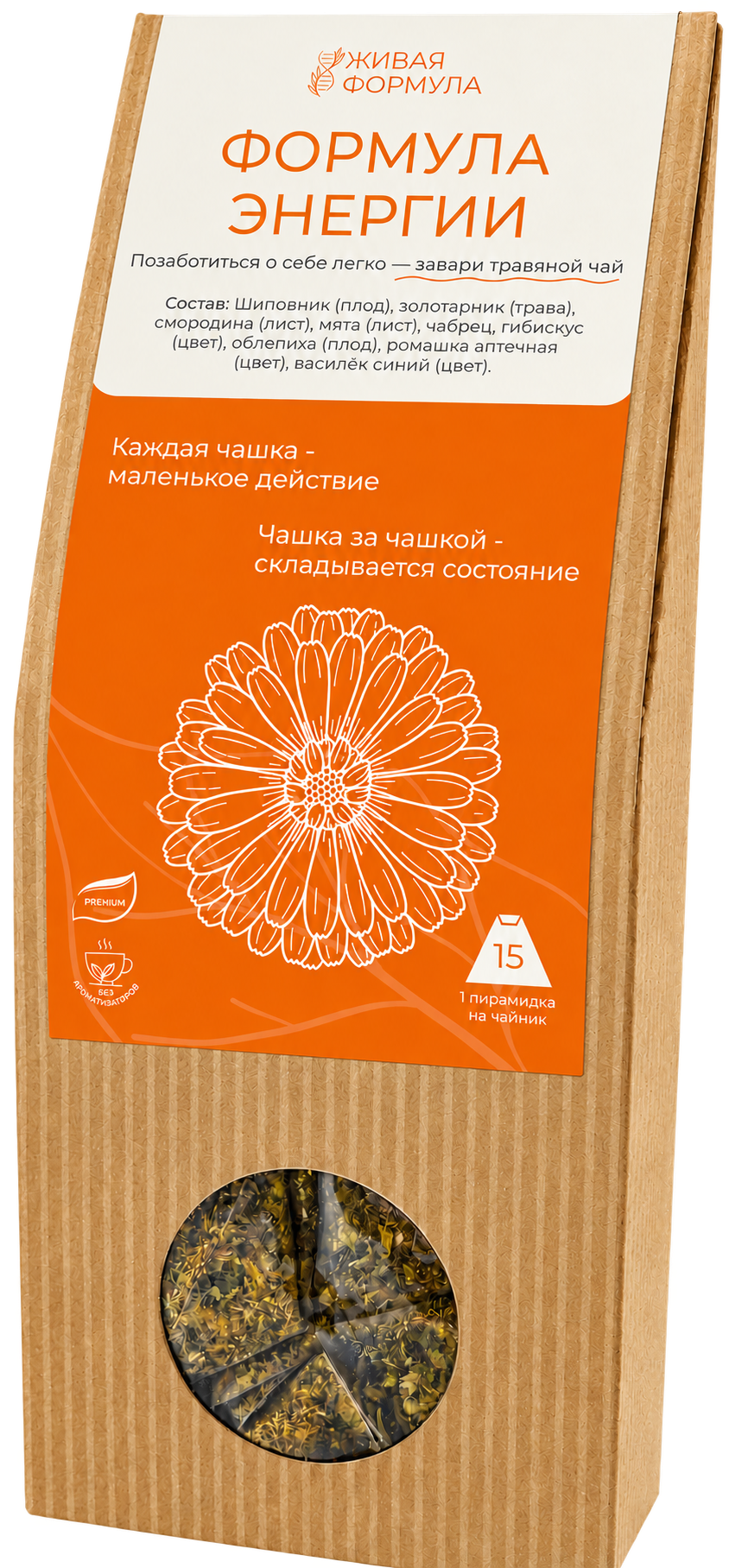 Формула энергии — пирамидки 15 × 4 г
