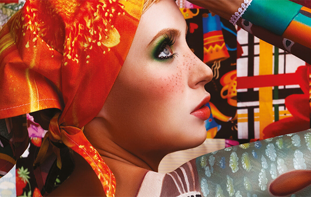 Календарь в стиле Body Art