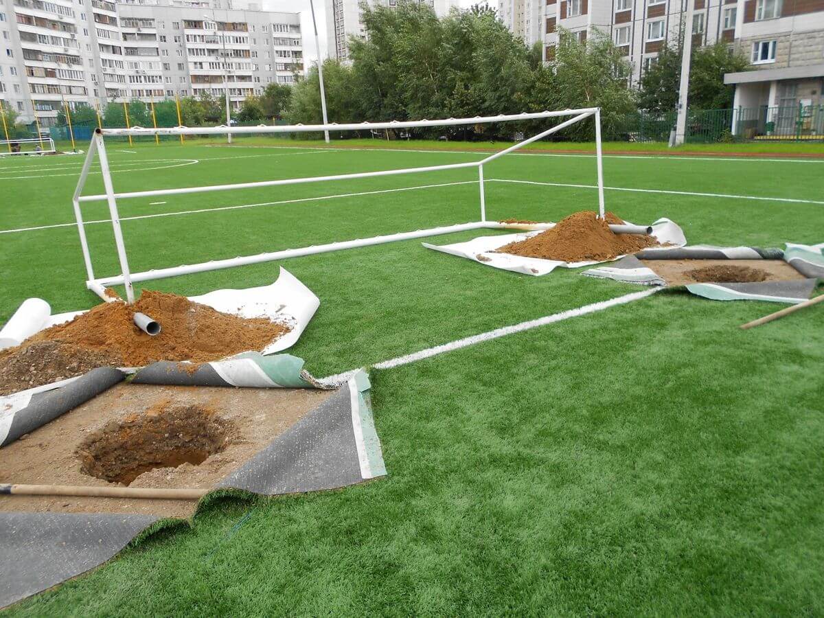 Инструкция по укладке искусственной травы (для футбольного поля)