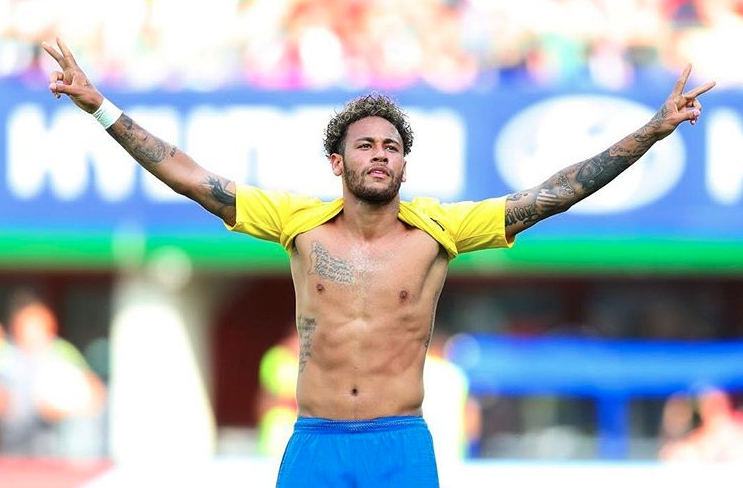 Neymar Jr.: 94 million followers 