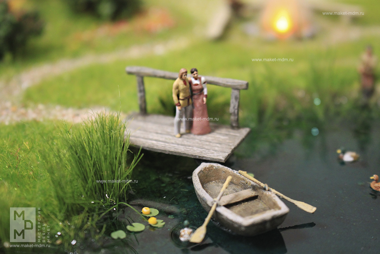 макет этнодеревни