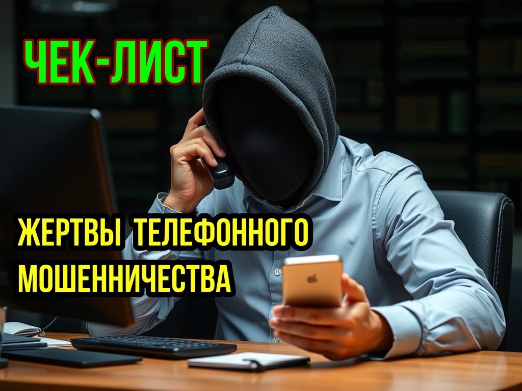 чек-лист для жертвы телефонного мошенничества, юрист, потерпевший, адвокат