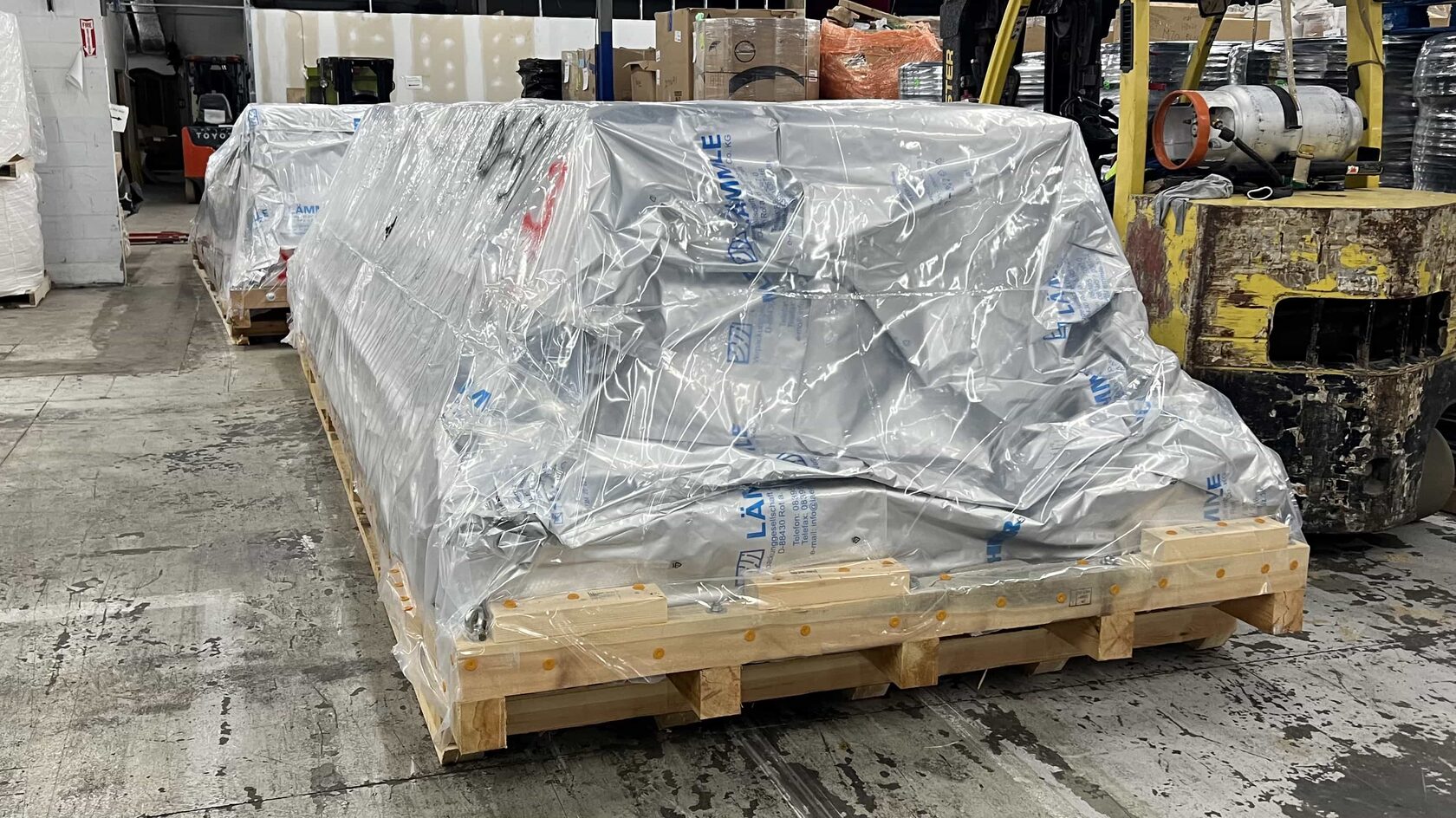 Military spec MIL-PRF-131 Class 1 vacuum sealed barrier bag protecting electronic equipment
