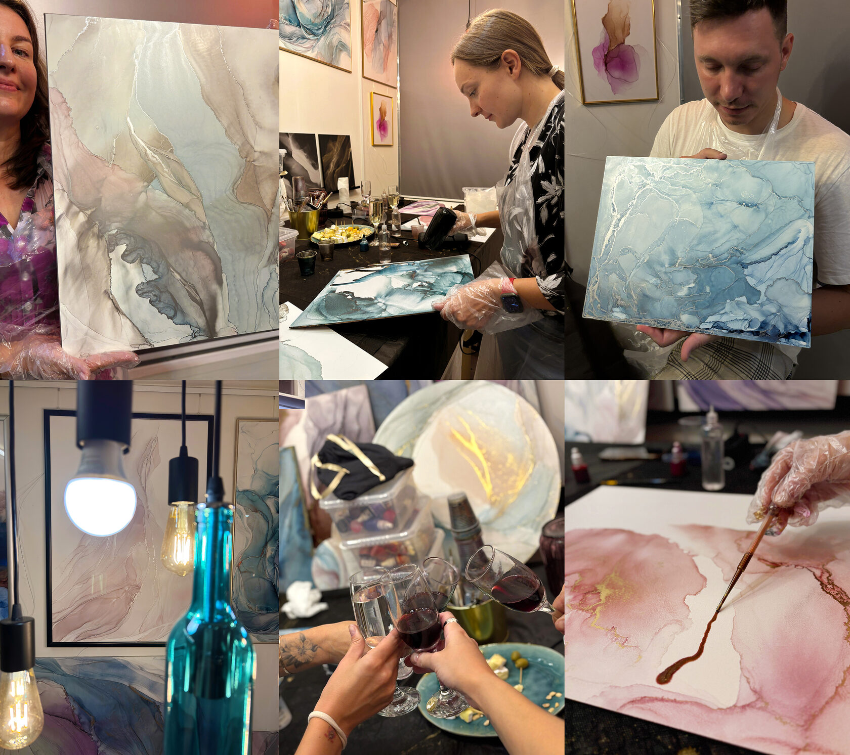 Арт-терапия в пространстве бара интерьерных картин Luvricon в ДК Крупской (КЦ 