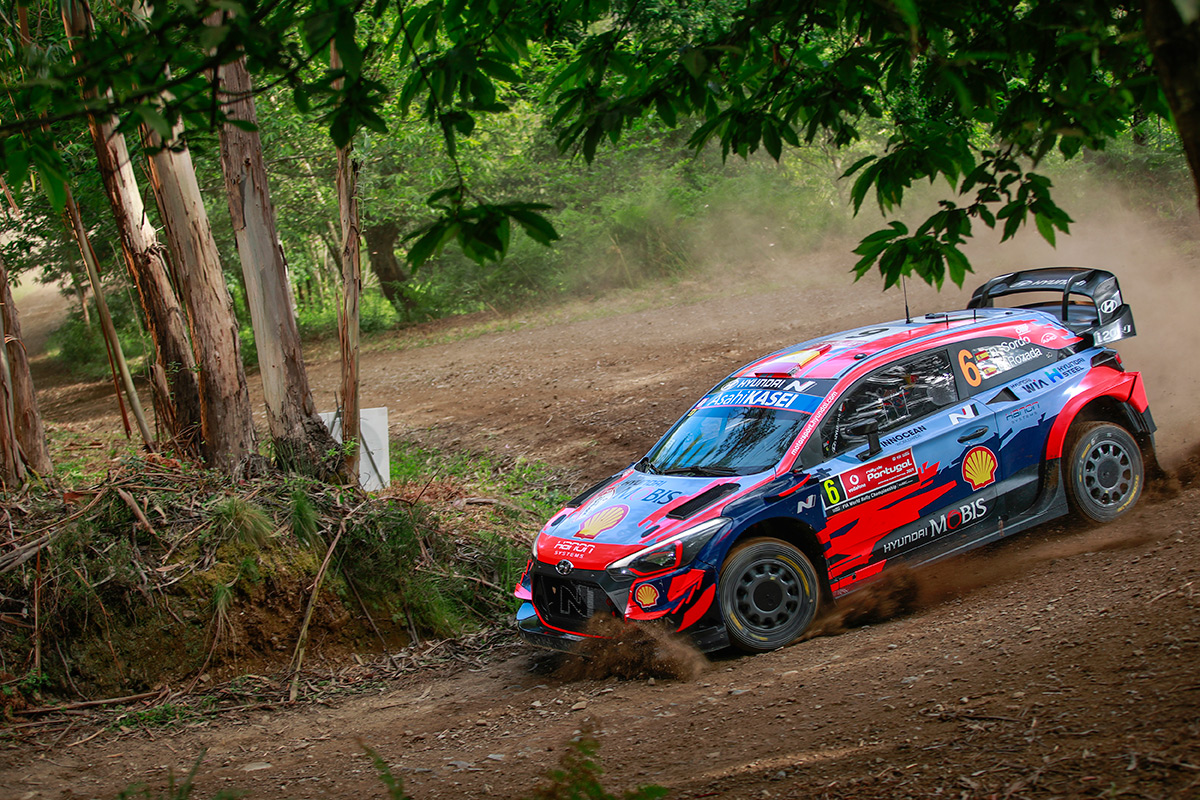 Дани Сордо и Борха Росада, Hyundai i20 Coupe WRC, ралли Португалия 2021