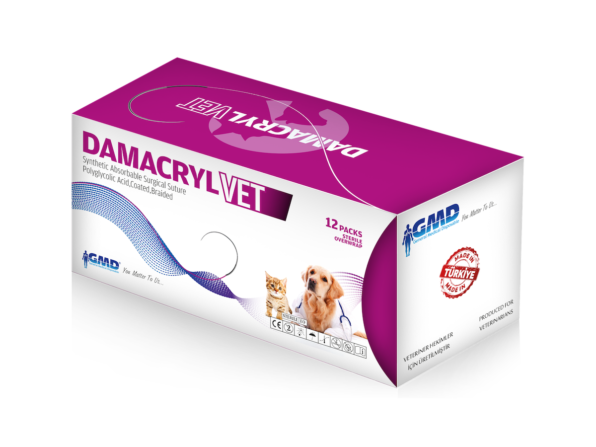 Шовный материал Дамакрил (Damacryl), рассасывающаяся хирургическая нить