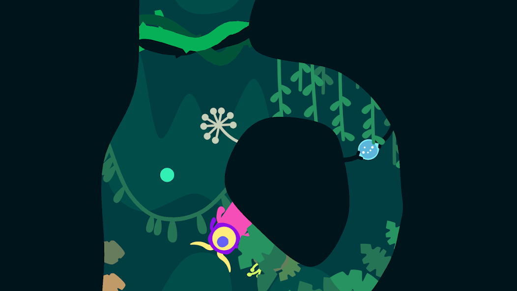 Ordia, a one-finger indie platformer about a tiny new life form leaping through a colourful primordial world