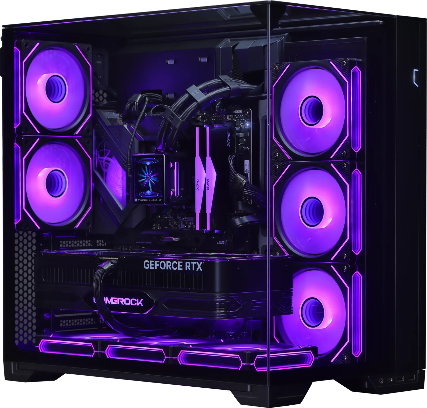 Игровой ПК RYZEN 7 9800X3D RTX 5070 TI чёрный