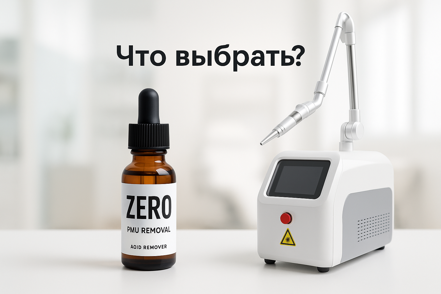 Плюсы и минусы удаления ПМ: лазером или ремувером — что лучше?