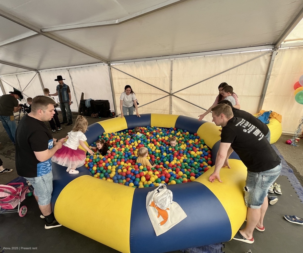 Прокат сухого бассейна 4 м