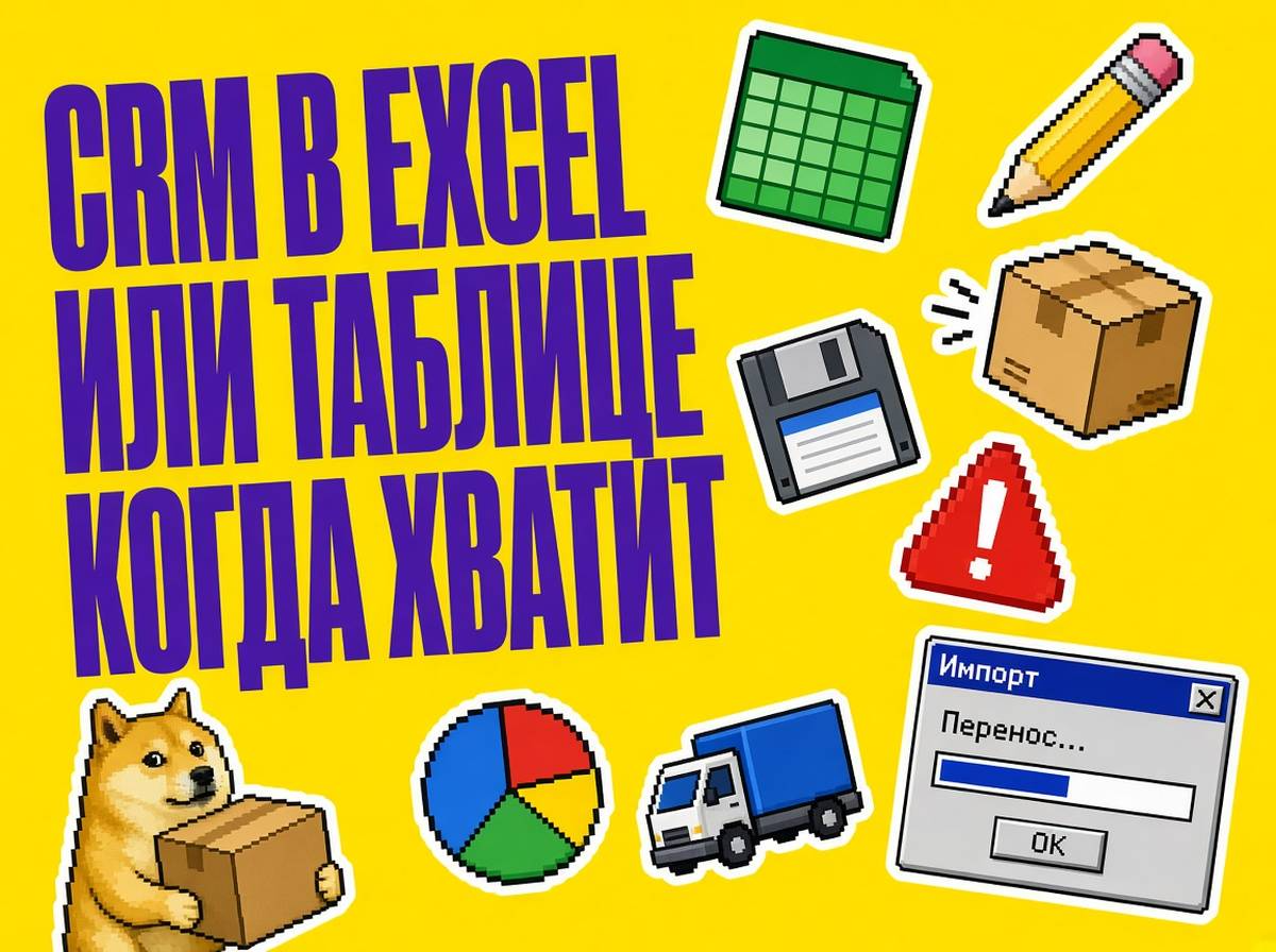 CRM в Excel и Google Таблице