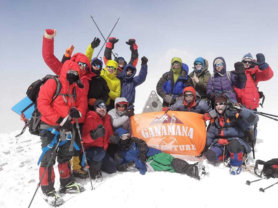 Поздравляем июньскую группу с восхождением на Эльбрус с севера!