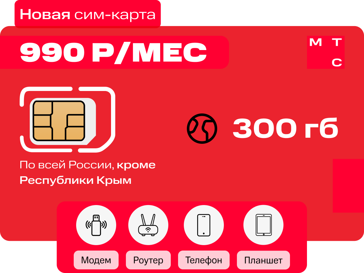 Купить Сим Карту Мтс С Безлимитным Интернетом