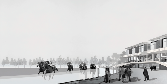 Проект ревитализации ипподрома в Вене для конкурса Competitive Design Poject