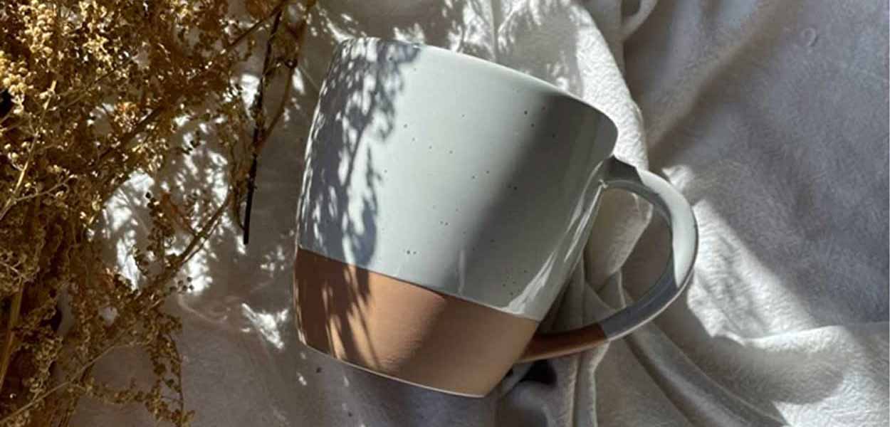 Mora Ceramics 12oz Coffee Mug Set of 4 - Tea Cups with Handle