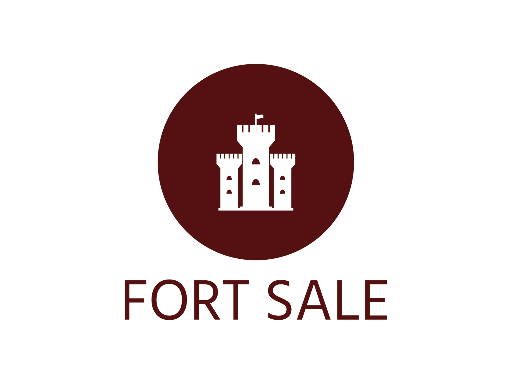 Fort building logo design vector template Stock Vector Image & Art - Alamy